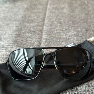 Oakley Black Aviator Sunglasses